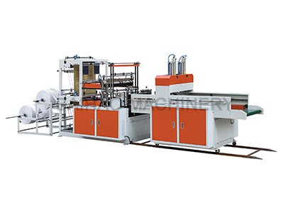 hot sealing cold cutting bag making machine